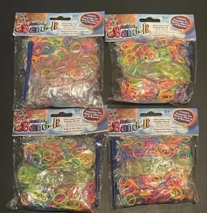 DIY Mode Band-It Armbänder - 900 latexfreie Gummibänder Tasche mit 36 Clips Posten! - Bild 1 von 4