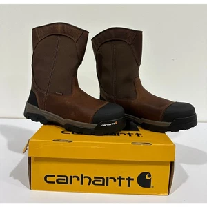 Carhartt Ground Force WP 10" Composite Toe Arbeitsstiefel braun Größe 11,5 neu im Karton #02S - Bild 1 von 11