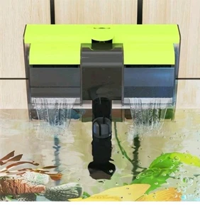 Fish Tank Filters Aquarium Dual Waterfall Water Pump Oxygen Aeration Hang on Ext - Foto 1 di 5