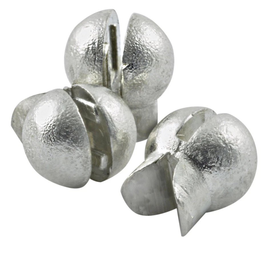 Paquete de 4 OZ de crimpado sin plomo en hundidores de tiro dividido para uso en pesca Foto 1 de 1