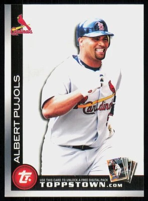 2010 Topps Toppstown Albert Pujols St. Louis Cardinals #TTT14 - Image 1 of 2