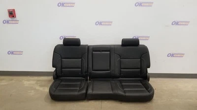 14 CHEVY SILVERADO 1500 CREW CAB REAR SEAT ASSEMBLY BLACK LEATHER - Image 1 of 4