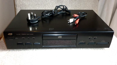 Quality JVC XL-V120BK Compact Disc Player with Stereo RCA cable - Free postage - Image 1 of 4