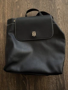 Tommy Hilfiger Rucksack Kunstleder schwarz - Bild 1 von 4