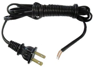 8' BLACK SPT-1 CORD W/ PLUG - Picture 1 of 1