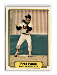 Fred Patek Baseball #471 1982 Fleer California Angels - Picture 1 of 2