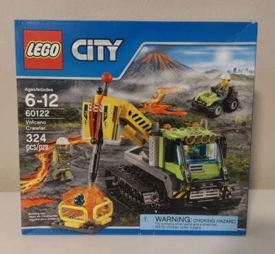 New! Lego City #60122 Volcano Crawler - Image 1 of 4