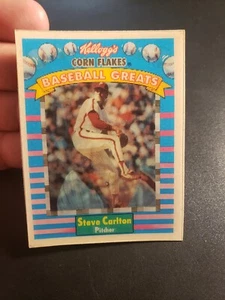 1991 Kellogg's Corn Flakes Baseball Greats #8 Steve CARLTON NM - Picture 1 of 2