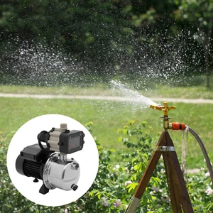 Pompa a getto da giardino portatile per pozzi poco profondi con regolatore automatico 1,5 HP 1200 GPH - Foto 1 di 22
