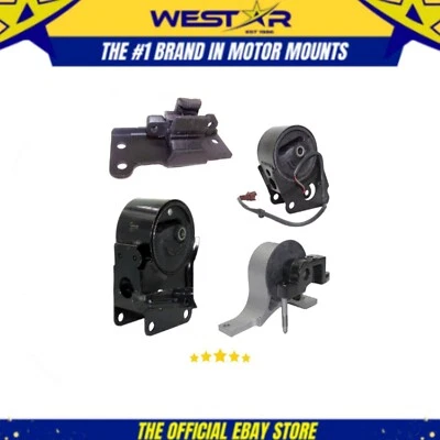 Juego de 4 piezas de montaje de motor y transmisión para Nissan Quest 2004-2009 3,5 L para transmisión automática 5S Foto 1 de 4