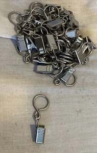 Gardinenclips Clips Schwerlast Chrom Kompakt Fotos Planen Blätter Schilder * 28 Stück - Bild 1 von 6