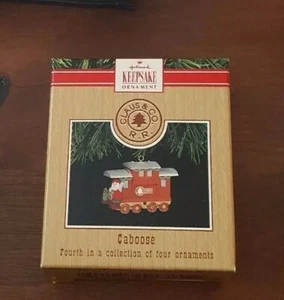 1991 Hallmark Keepsake Claus and Co. R.R.- Caboose NIB NEW IN BOX - Picture 1 of 1