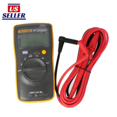 FLUKE 101 Basic Digital Multi-meter Portable Meter ACDC Volt Tester - Image 1 of 3