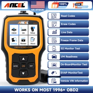 Car OBD Code Reader Clear Code OBD2 Scanner Check Engine Light Tool ANCEL AD410 - Picture 1 of 24