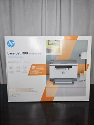 HP LaserJet M234dwe Monochrome Laser All-In-One Printer - Image 1 of 4