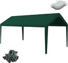 Carport Replacement Canopy Cover 12'X20' For Tent Top Garage Deep Green