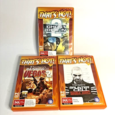 Tom Clancy's PC Game Bundle (Splinter Cell, Vegas 2, Ghost Recon) - Shooter - Image 1 of 4