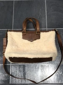 Borsa a mano Ugg Eva Australia in pelle di shearling borsa a mano in lana di pecora - Foto 1 di 11
