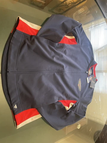FANATICS MENS NBA NEW ORLEANS PELICANS ZIPPERED-JACKET. SIZE- M Cover