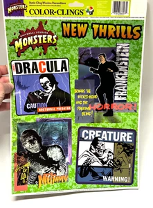 Criatura de la Laguna Negra Monstruos Universales 1998 Color Adhesivo Nuevo en Paquete - Imagen 1 de 3
