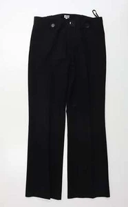 Etam Womens Black Polyester Blend Trousers Size 12 L29 in - Picture 1 of 12