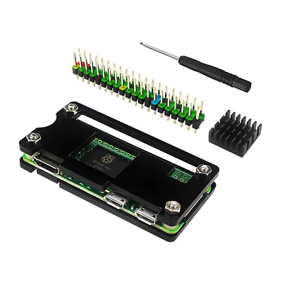 Acrylic Shell Case Pin Heatsink Protective Case Kit for Raspberry Pi Zero W - Image 1 of 3