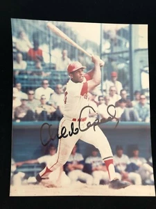 Orlando Cepeda Signed Autographed Action Photo - COA - St. Louis Cardinals - Picture 1 of 1