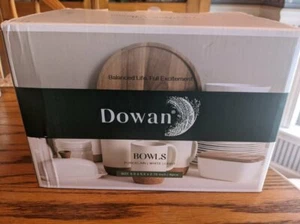 DOWAN 20 Ounces Porcelain Cereal Bowls - Soup Bowl Set of 6 - White - Deep - Picture 1 of 7