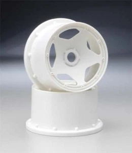 HPI Racing 1/5 Baja 5B Buggy White Super Star Wheel 120x75mm Rear (2) HPI3225 - Picture 1 of 1