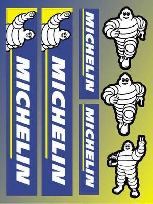 Michelin Reifen Laminierte Grafik Aufkleber Reifen Honda Yamaha Kawasaki