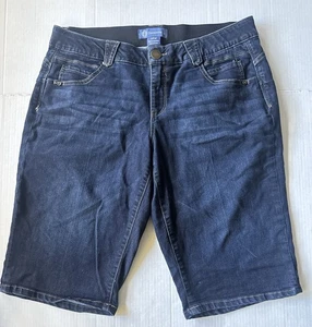 Democracy Shorts 16W Damen blau Denim Ab Solution Bermuda Freizeit Jeans Stretch - Bild 1 von 9
