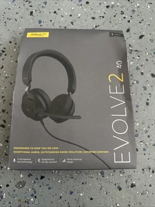 JABRA Evolve2 40 USB-A Wired Headset (24089-989-999) New - Afbeelding 1 van 6