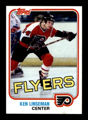 1981 Topps East #107 Ken Linseman  NM/NM+ X3045725 - Image 1 of 3
