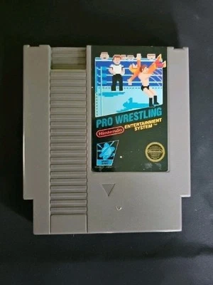 Pro Wrestling Nintendo Vintage 1987 Authentic UNTESTED  - Image 1 of 4