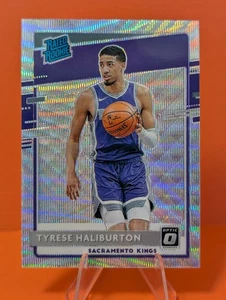 2020-21 Donruss Optic Silver Wave Prizm #162 Tyrese Haliburton Rated Rookie SP - Picture 1 of 2