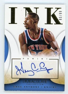 2013-14 Panini Immaculate GREG ANTHONY New York Knicks AUTO /99 - Picture 1 of 1