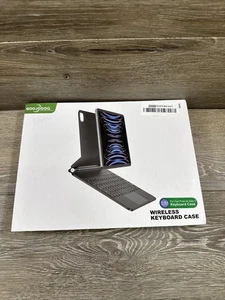 Goojodoq Wireless Keyboard Case For Tablets - Purple - Picture 1 of 8