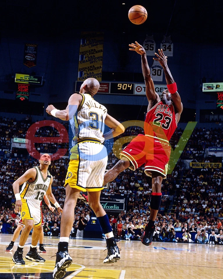 Баскетбольная фотография Майкла Джордана из Chicago Bulls 8x10 NBA - Изображение 1 из 1