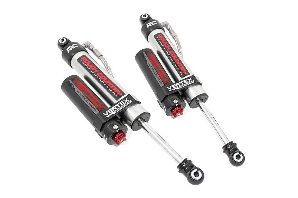 Rough Country Vertex 2.5 Adjustable Rear Shocks | 5-8" | Chevy/GMC 1500 07-25 - Image 1 of 1