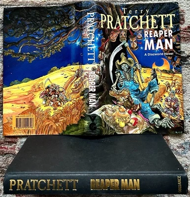 TERRY PRATCHETT TRUE FIRST GOLLANCZ IMPRESSION REAPER MAN HB/DJ  1991  £13.99 - Image 1 of 4
