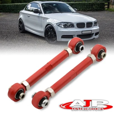Red Adjustable Rear Control Arms Camber Kit For 2006-2012 BMW 3 Series E90 E92 Foto 1 de 4