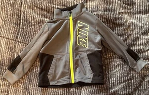 Nike 18M graues Langarmshirt mit durchgehendem Reißverschluss - Bild 1 von 4