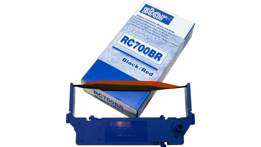 Original Star Micronics Black/Red Ribbon, Indelible , RC700D, SP700 SP712 SP742 - Image 1 of 2