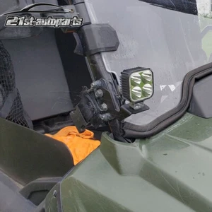 Side Pillar Lower Windshield Cube Light Mount Bracket For Honda Pioneer 1000/700 - Picture 1 of 4