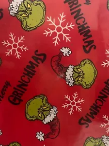 Merry Grinchman la stola grinch Natale Robert Kaufman Tessuti - Foto 1 di 2