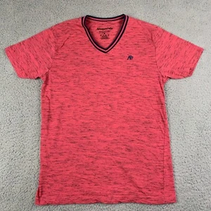 Aeropostale Womens T Shirt V Neck Medium Red  - Picture 1 of 6