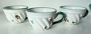 Gmundner Keramik Streublume grün 3x Tasse 9 cm GK1062 (2409DE3) 02/25 - Bild 1 von 7
