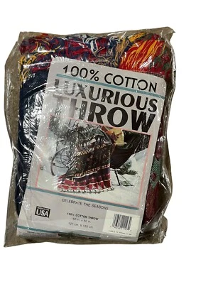 Vintage Crown Crafts 1993 “Celebrate The Holidays” USA Made Throw Train Trees - Image 1 of 4