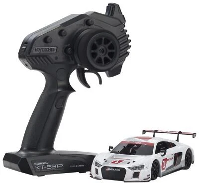 Kyosho MINI-Z RWD MR-04 readyset Audi R8 LMS 2015 “White” 32357AS  Radio Control - Image 1 of 4