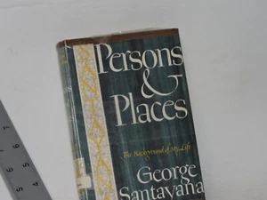 Vintage Persons and Places (1944) By George Santayana Wartime BCE HC/DJ - Picture 1 of 6
